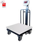  باسکول چرخدار سینی استیل 200 کیلویی محک